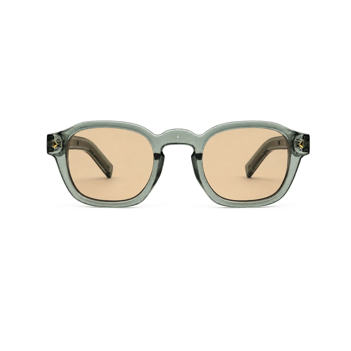 lh331 Translucent pale green / light brown — front view