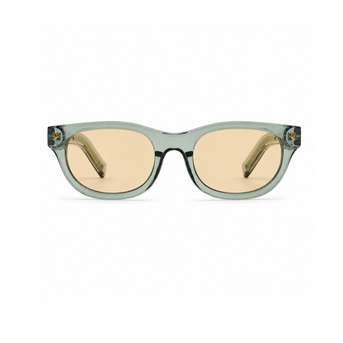 LH334 Translucent pale green / light brown — front view