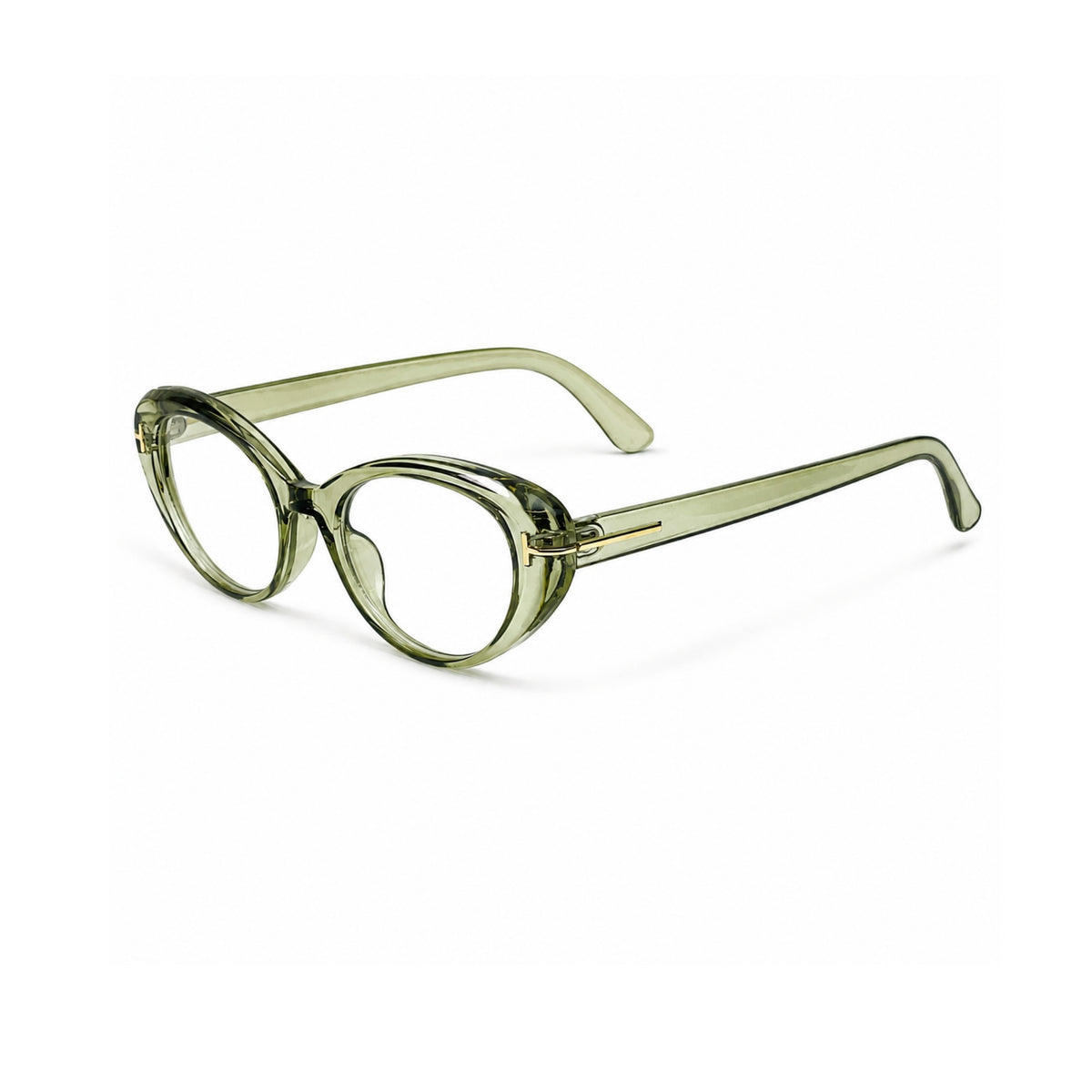 LH330-A Translucent Olive Green — three-quarter 1 view