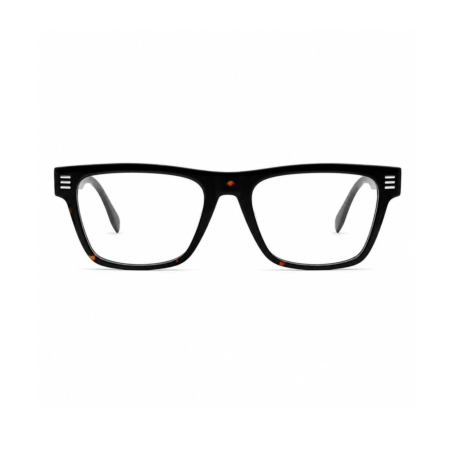 QIRALI 22104 Black Tortoise handmade acetate eyeglasses