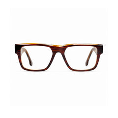 QIRALI 22115 Teak Brown handmade acetate eyeglasses