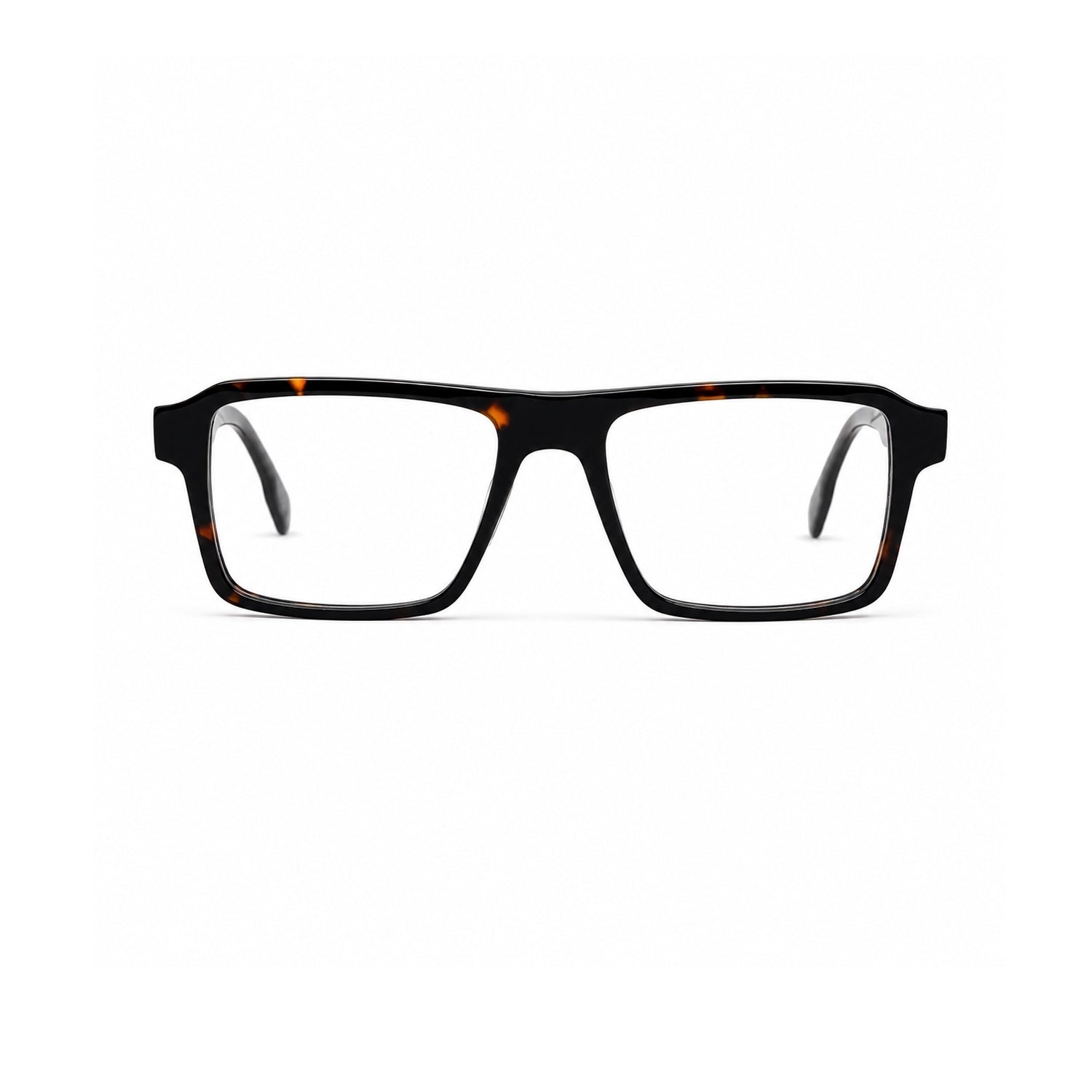 QIRALI 22118 Black Tortoise handmade acetate eyeglasses