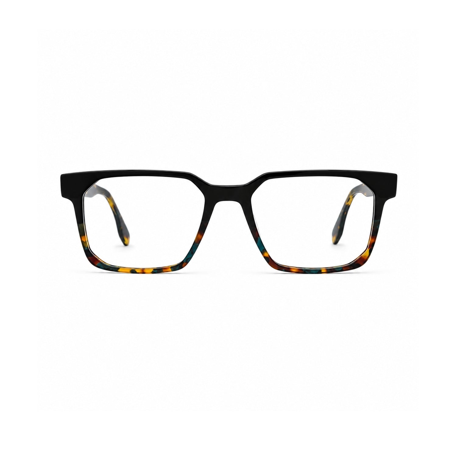 QIRALI 2935 Black Tortoise handmade acetate eyeglasses