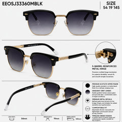 QIRALI 6302 sunglasses in Black — view 5