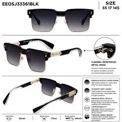 QIRALI 6304 sunglasses in Black — view 5