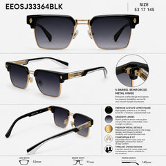 QIRALI 6312 sunglasses in Black — view 5