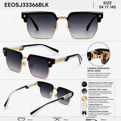 QIRALI 6316 sunglasses in Black — view 5