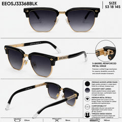 QIRALI 6318 sunglasses in Black — view 5