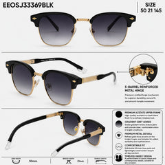 QIRALI 6319 sunglasses in Black — view 5