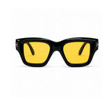OS26 TF square full-frame eyewear, Black / Yellow, supplied view 1