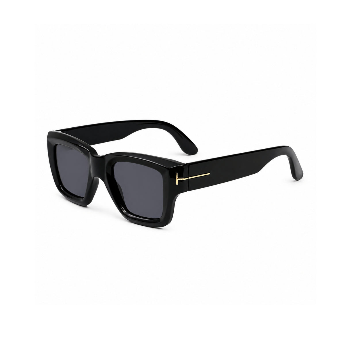 OS26 TF square full-frame eyewear, Black / Dark, supplied view 2