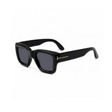OS26 TF square full-frame eyewear, Black / Dark, supplied view 2