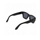 OS26 TF square full-frame eyewear, Black / Dark, supplied view 4