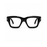 OS26 TF square full-frame eyewear, Black / Clear, supplied view 1