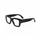 OS26 TF square full-frame eyewear, Black / Clear, supplied view 2