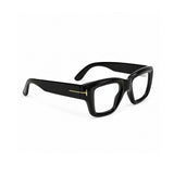 OS26 TF square full-frame eyewear, Black / Clear, supplied view 3