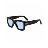 OS26 TF square full-frame eyewear, Black / Light Blue, supplied view 2