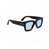 OS26 TF square full-frame eyewear, Black / Light Blue, supplied view 3