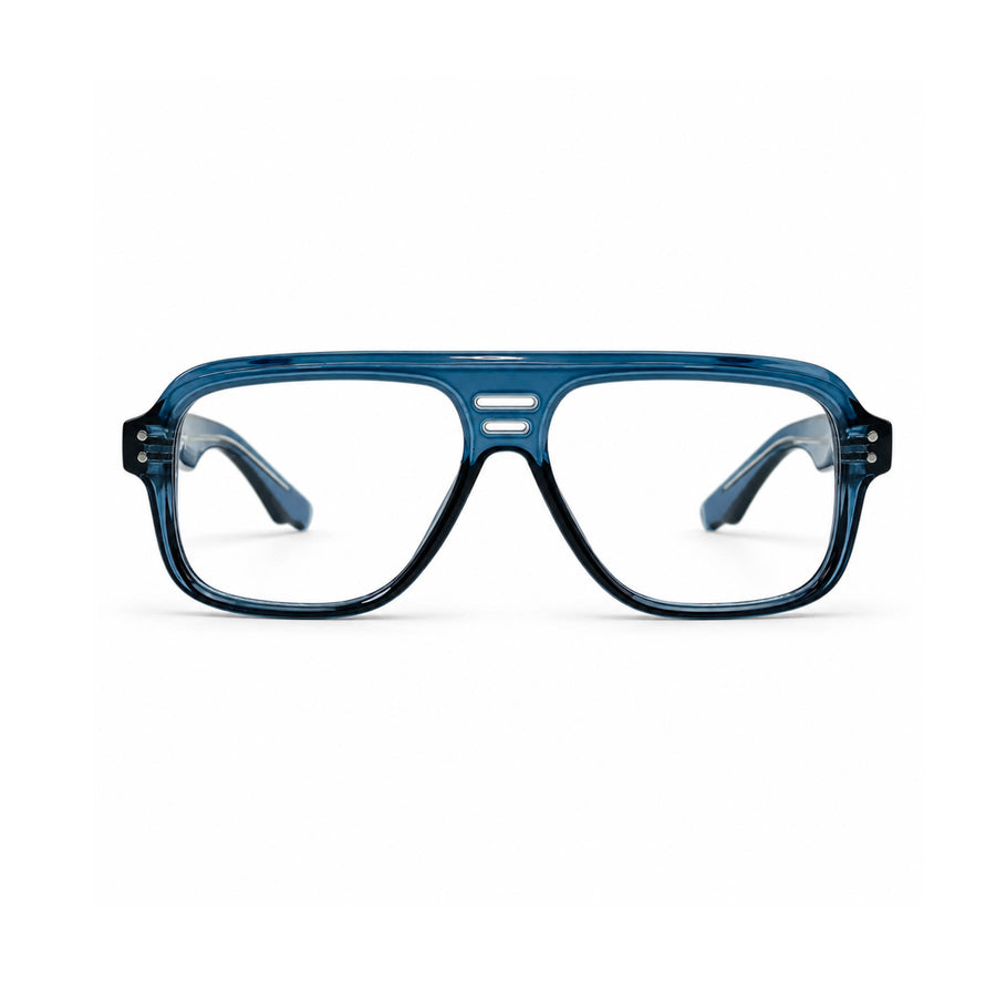 V002 VERLIN Navigator Optical Frame in Blue — front view