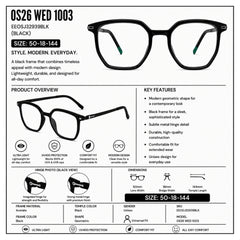 VERLIN 161003 Black eyeglasses — view 5