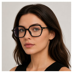 VERLIN 161005 Black eyeglasses — view 6