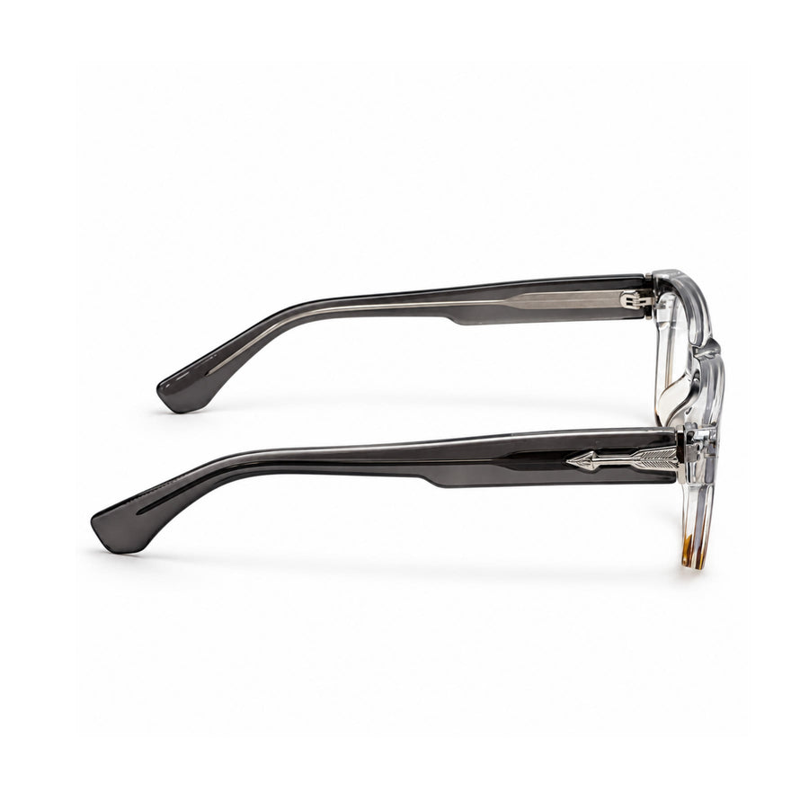 VM001 VERLIN Rectangle Optical Frame in Grey Amber — side view